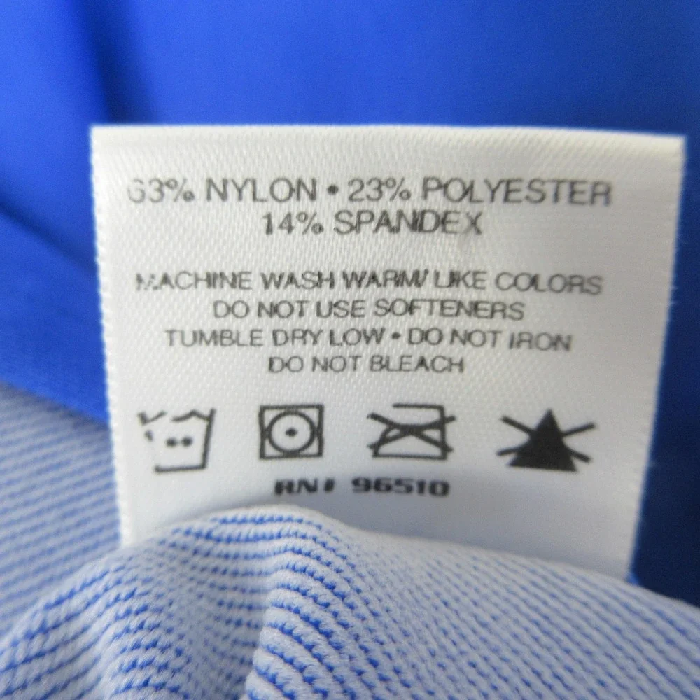 Vintage Under Armour Base Layer Shirt Mens XXL Blue Compression Mock Neck Y2K